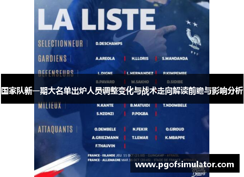 国家队新一期大名单出炉人员调整变化与战术走向解读前瞻与影响分析 国家队新一期大名单出炉人员调整变化与战术走向解读前瞻与影响分析