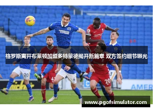 格罗斯离开布莱顿加盟多特蒙德揭开新篇章 双方签约细节曝光